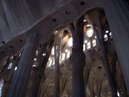 in interior Sagrada familia