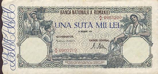 RomaniaP58-100000Lei-1946_f