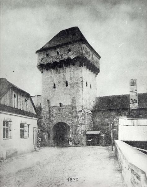 276-1870-turnul Podului-demolat in 1872 str. Gh.Doja-vedere dinspre nord