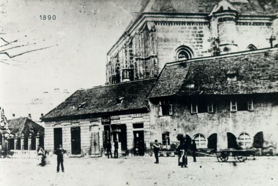 292-1890-cladirile ce inconjurau pe partea de vest biserica sf. mihail