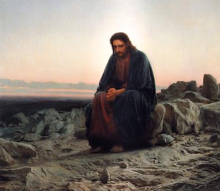 kramskoy_christ in the desert