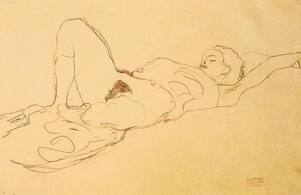 Gustav Klimt Disegni Proibiti 4
