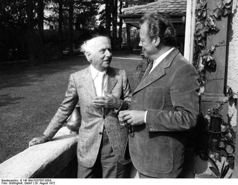 Max Ernst&Willy Brandt, Berlin 1972