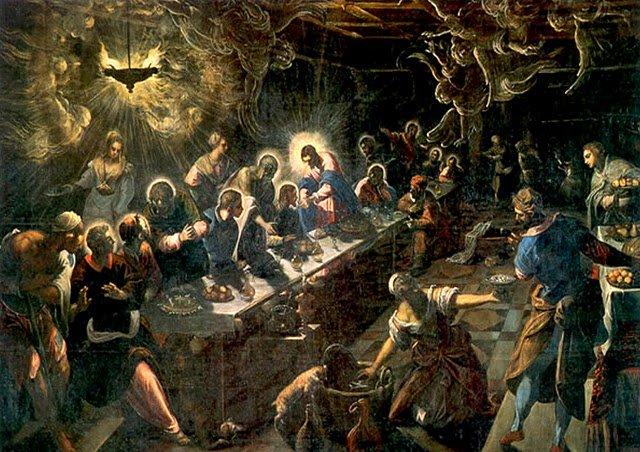 Tintoretto: la última cena__