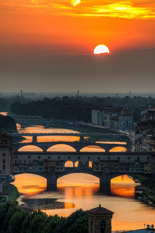 Tramonto a Firenze