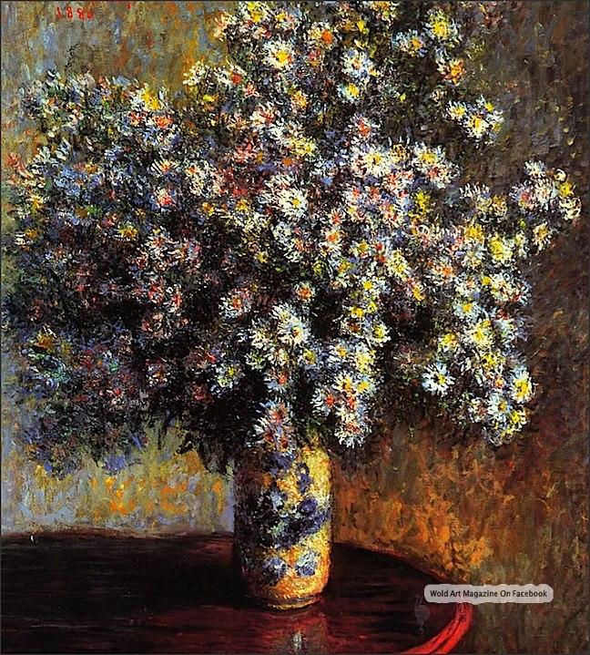 asters-claude monet 1880