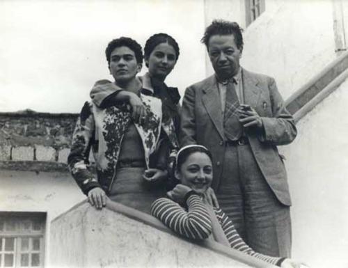 Frida Kahlo, Cristina Kahlo, Diego Rivera, Rosa Covarrubias