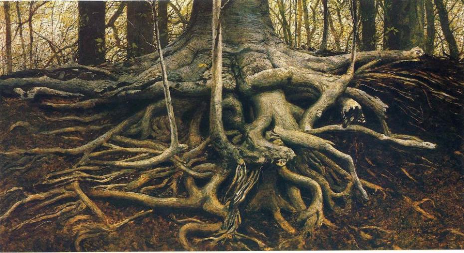 Jamie Wyeth, "Roots"  1971