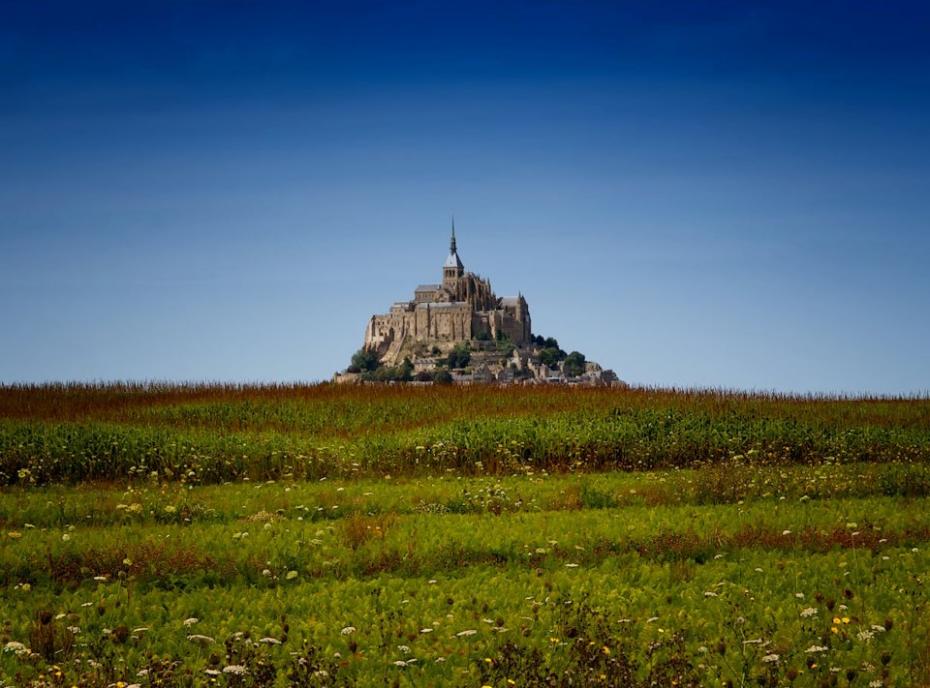 Mont Saint-Michel, in Francia.