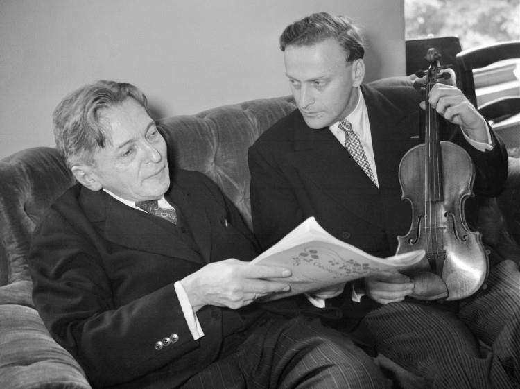 GEORGE ENESCU y YEHUDI MENUHIN