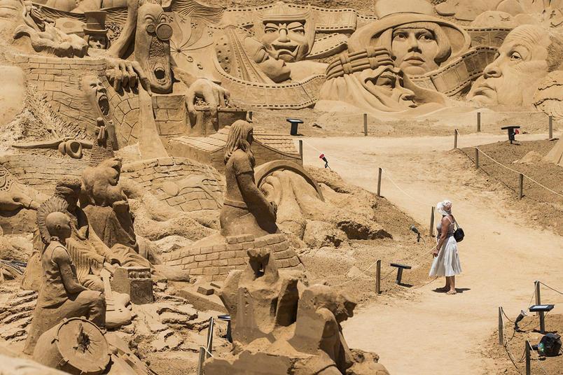 festival delle sculture di sabbia
