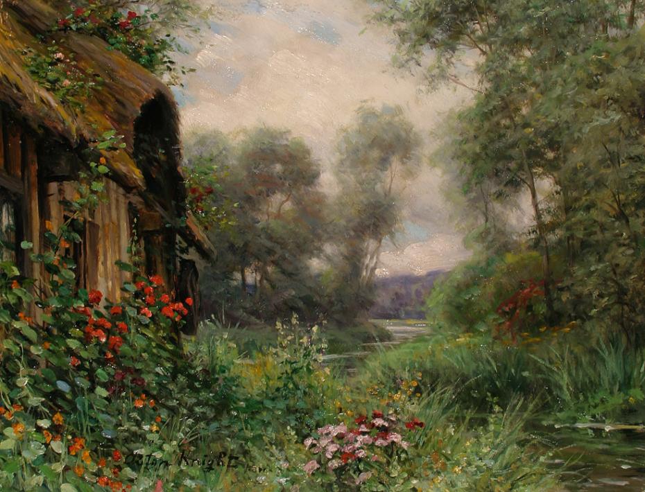 Louis  Aston Knight - Summer flowers