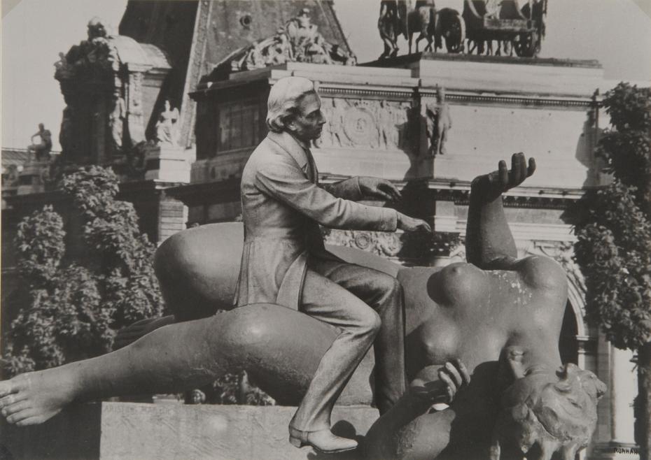 Pierre Jahan - Chopin Seated on Monument, 1980.