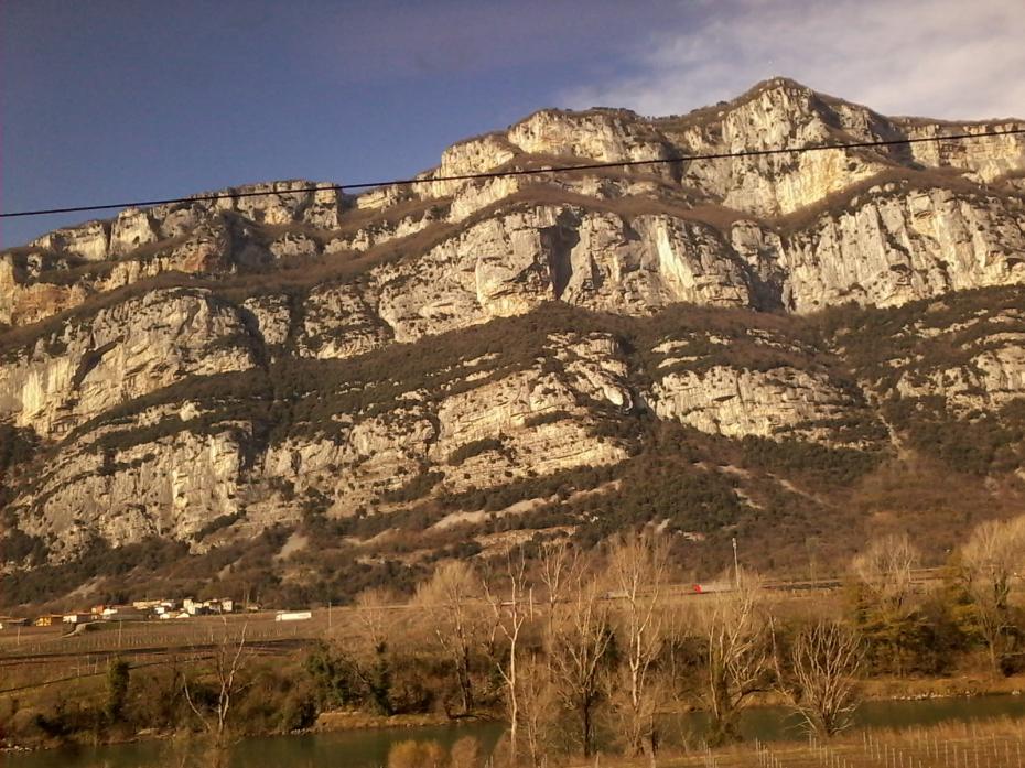 in treno.