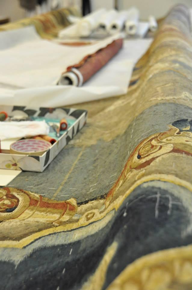 A commission to restore a large tapestry
