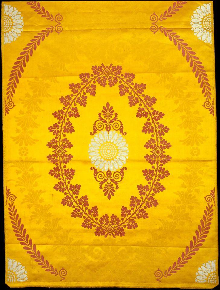 Tessuto per arredo, Francia, manifattura J.M.P., 1810-1820