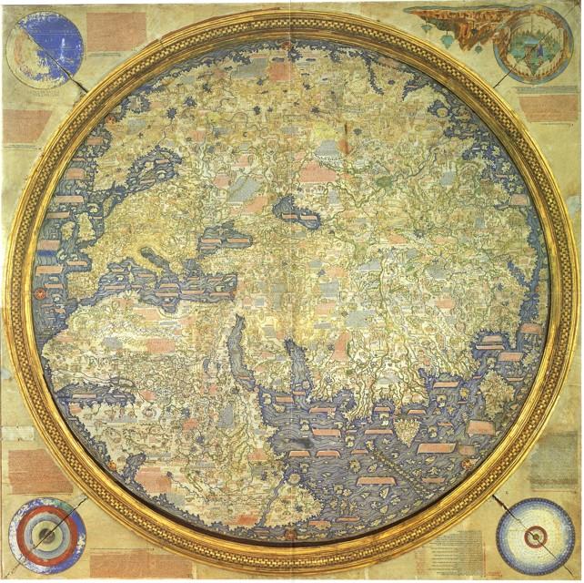 Venezia. Mappamondo della Biblioteca Marciana, Fra' Mauro.