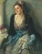 Fernand Toussaint - Femme élégante à l'opéra