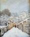 Alfred Sisley, Neve a Louveciennes, 1878