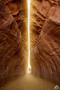 Il tunnel di luce a Petra