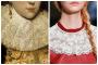 Portrait of Margaret Layton, M. Gheeraerts the Younger, 1620 versus Valentino, fall winter 2013